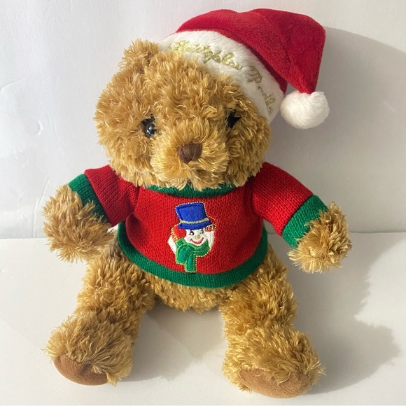 Christopher Radko 2004 Galerie Au Chocolat Christmas Teddy Bear Plush RARE - Picture 2 of 10